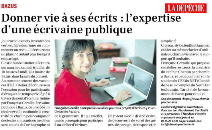 article paru dans la Dépêche