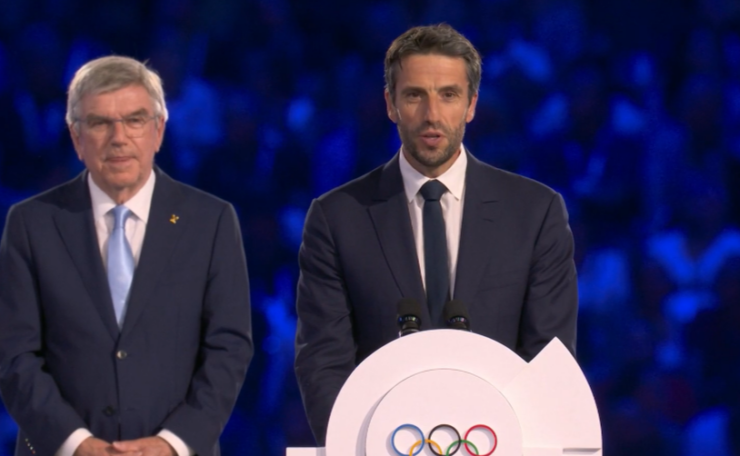 Tony Estanguet prononce un discours très réussi