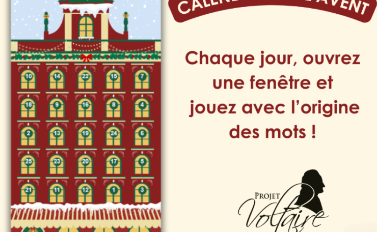 Visuel Projet Voltaire, calendrier d' l'avent