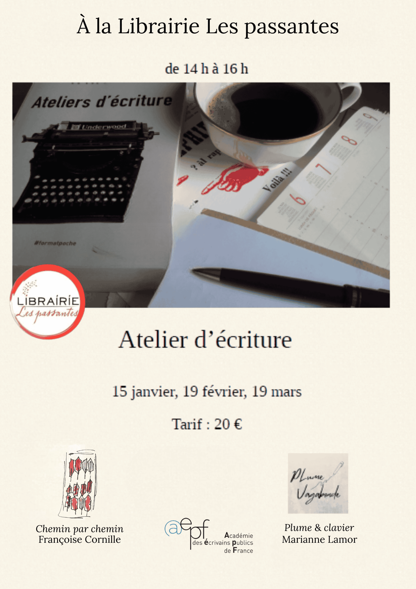 Chemin par chemin, cabinet d'écrivain public